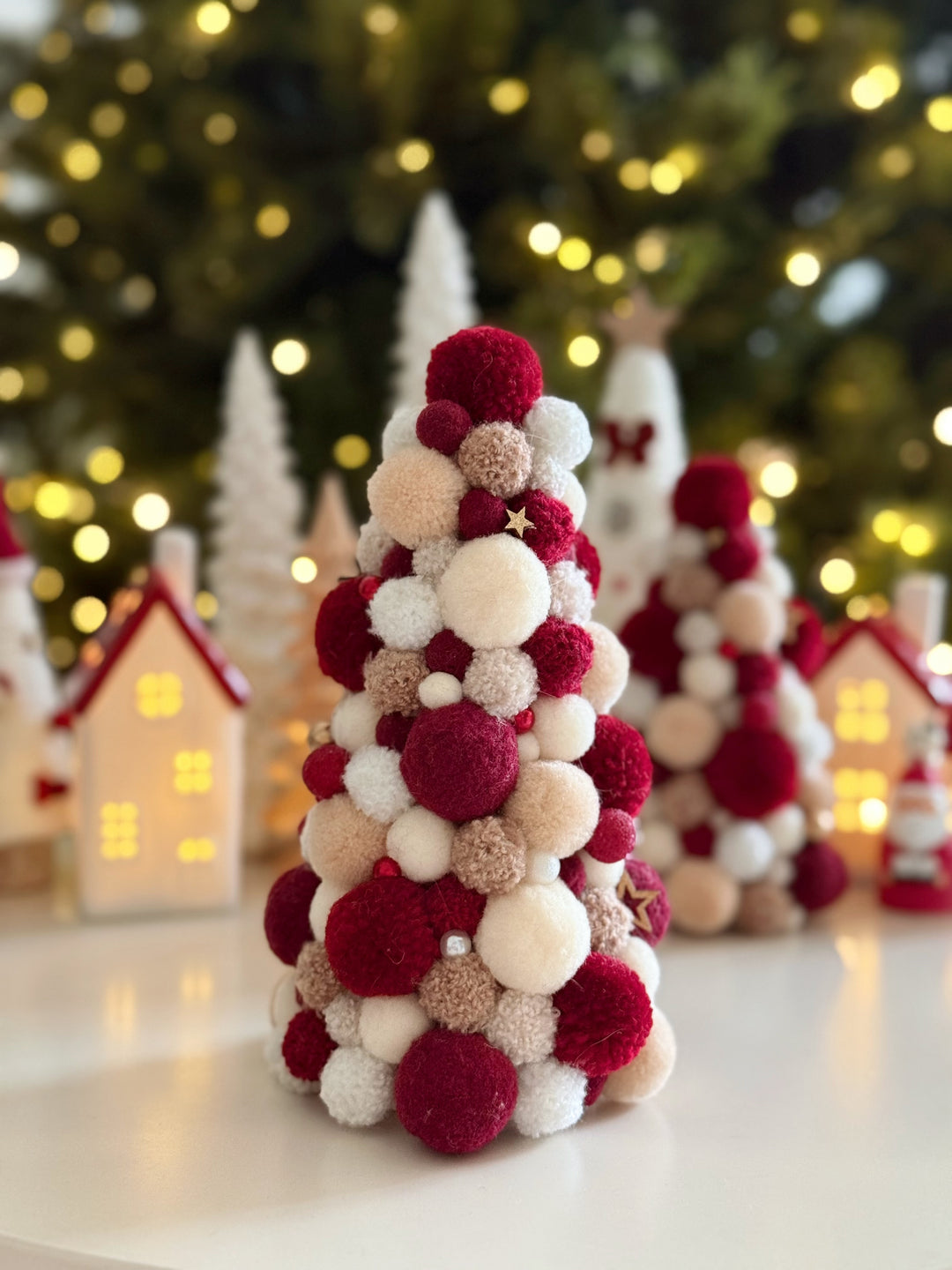 Berry Merry Handmade Pom Pom Tree (2 options)