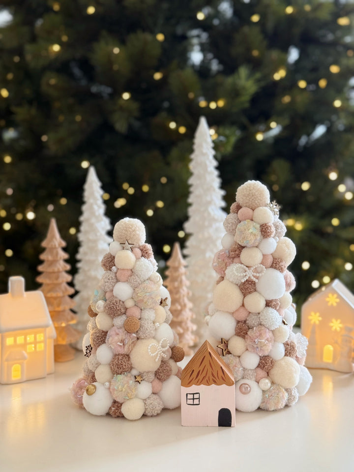Sugarplum Dreams Handmade Pom Pom Tree (2 options)