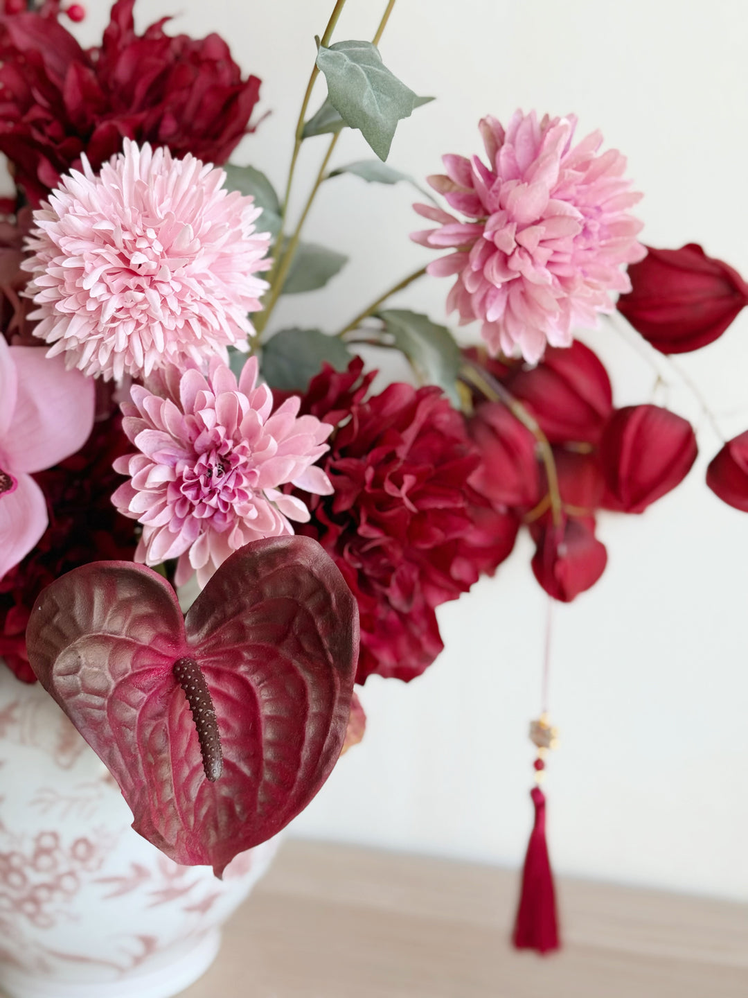 瑞气盈门 Auspicious Welcome Arrangement In The Vase (1-sided)