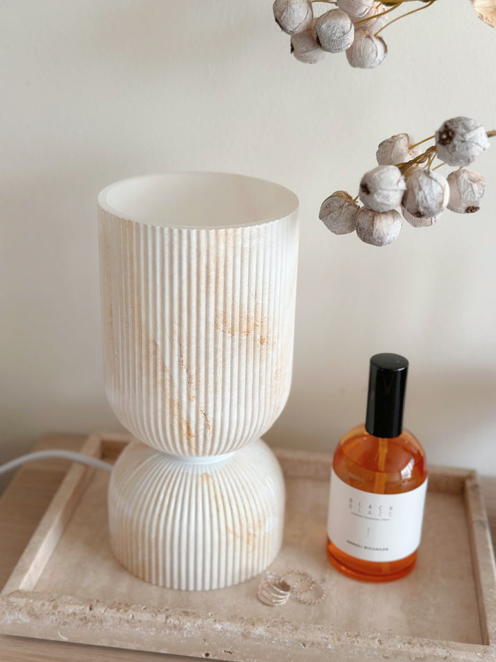 Amber Glow Table Lamp