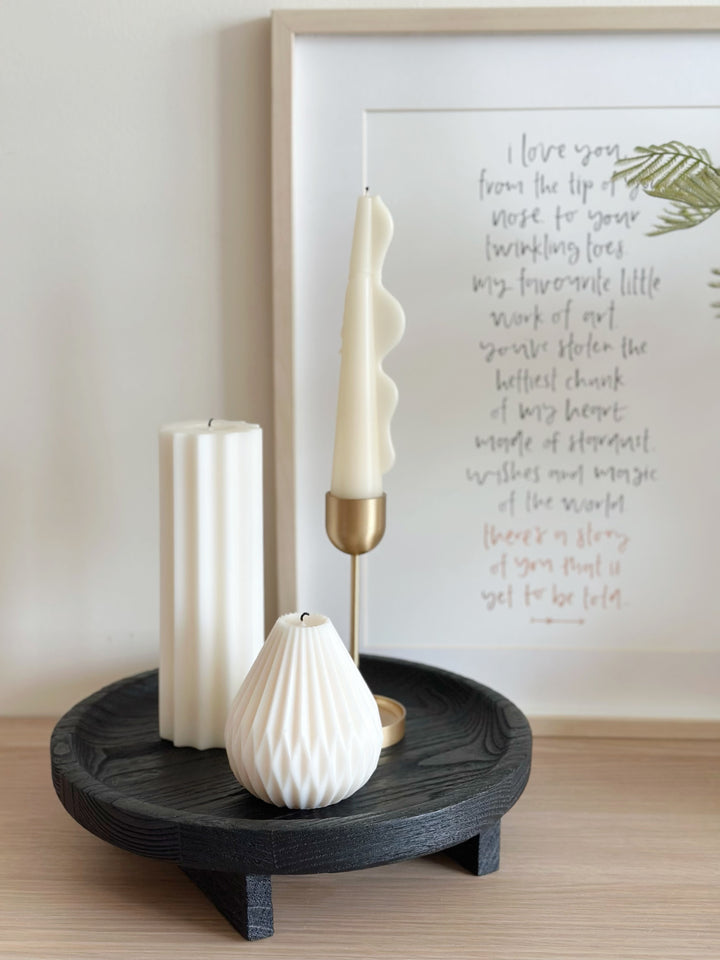 Charcoal Curve Tray