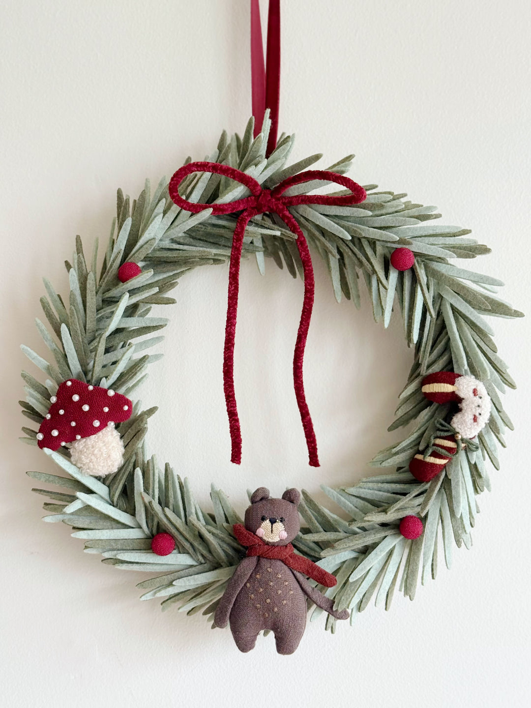 Beary Merry Christmas Wreath