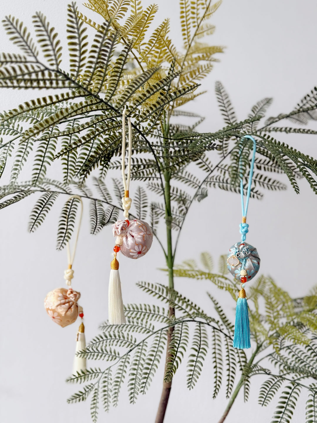 Herbal Blessing Sachet Tassel Charm (3 colours)