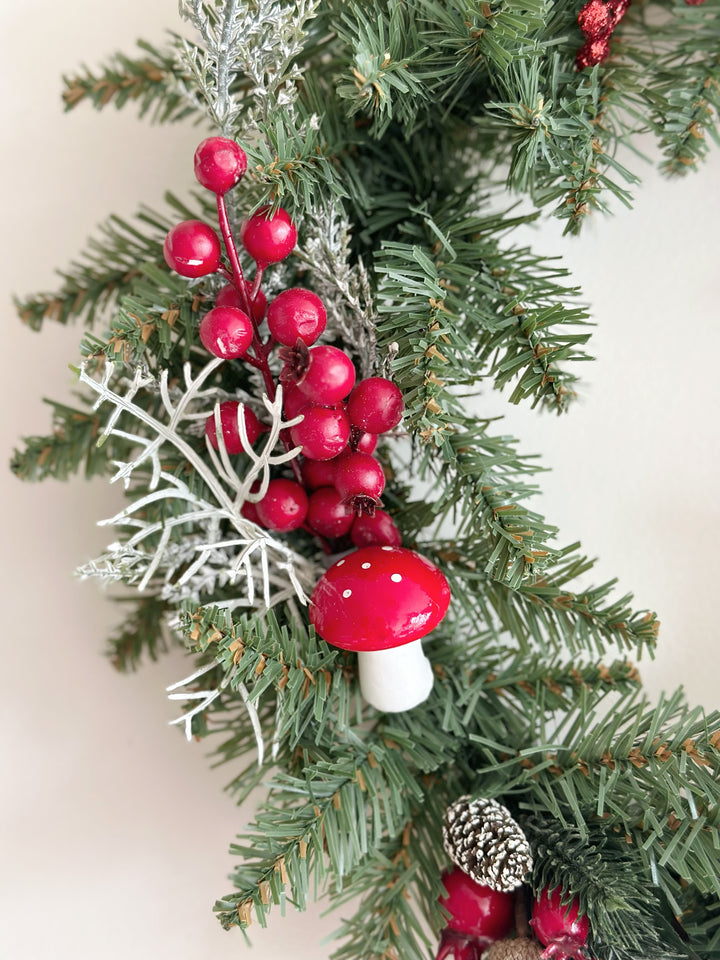 Woodland Berry Charm Wreath
