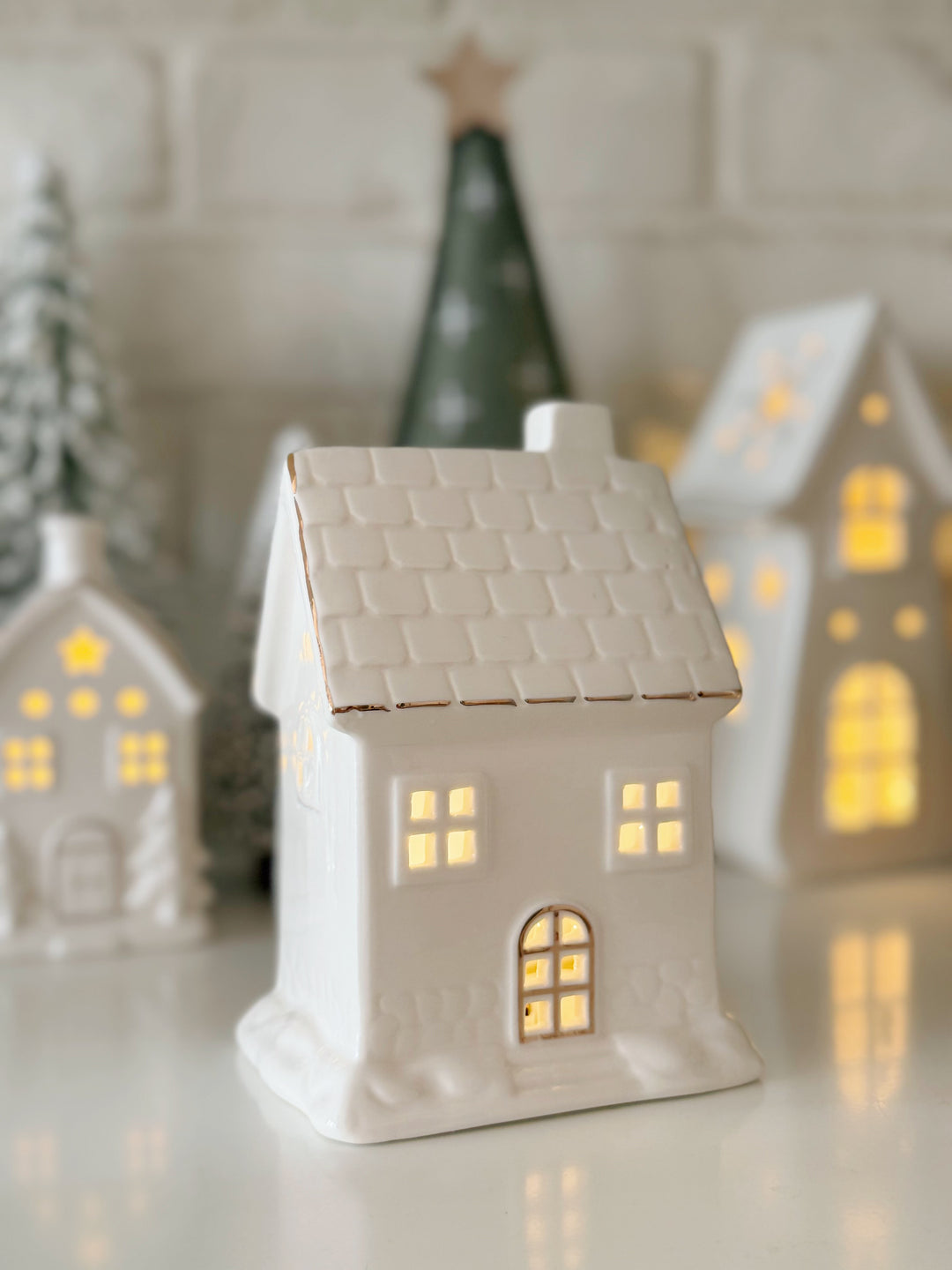 Winter Wishes Light-Up Porcelain Collection (6 options)