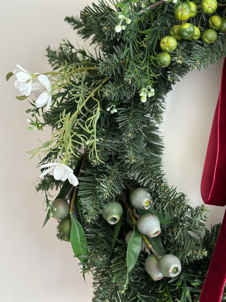 PRE-ORDER (17-23 Oct): Rustic Berry Forest 50cm Wreath