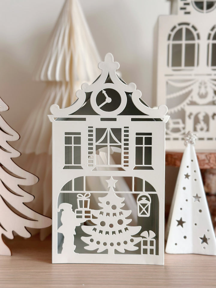 Whimsical Christmas Village Tealight Houses (4 options)
