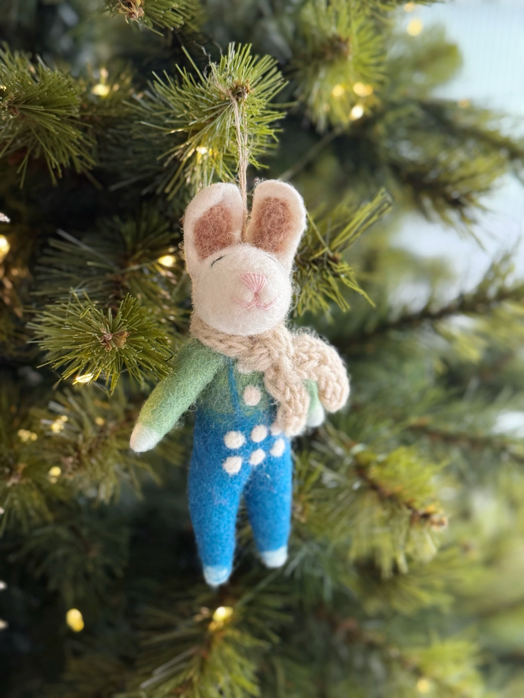 Little Cozy Bunny Ornament