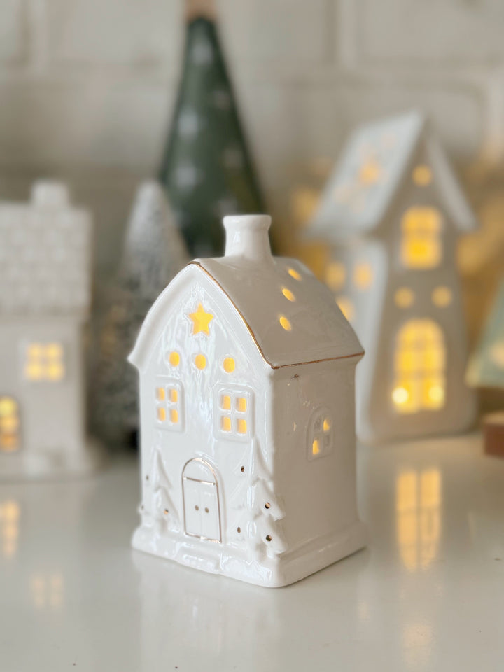 Winter Wishes Light-Up Porcelain Collection (6 options)