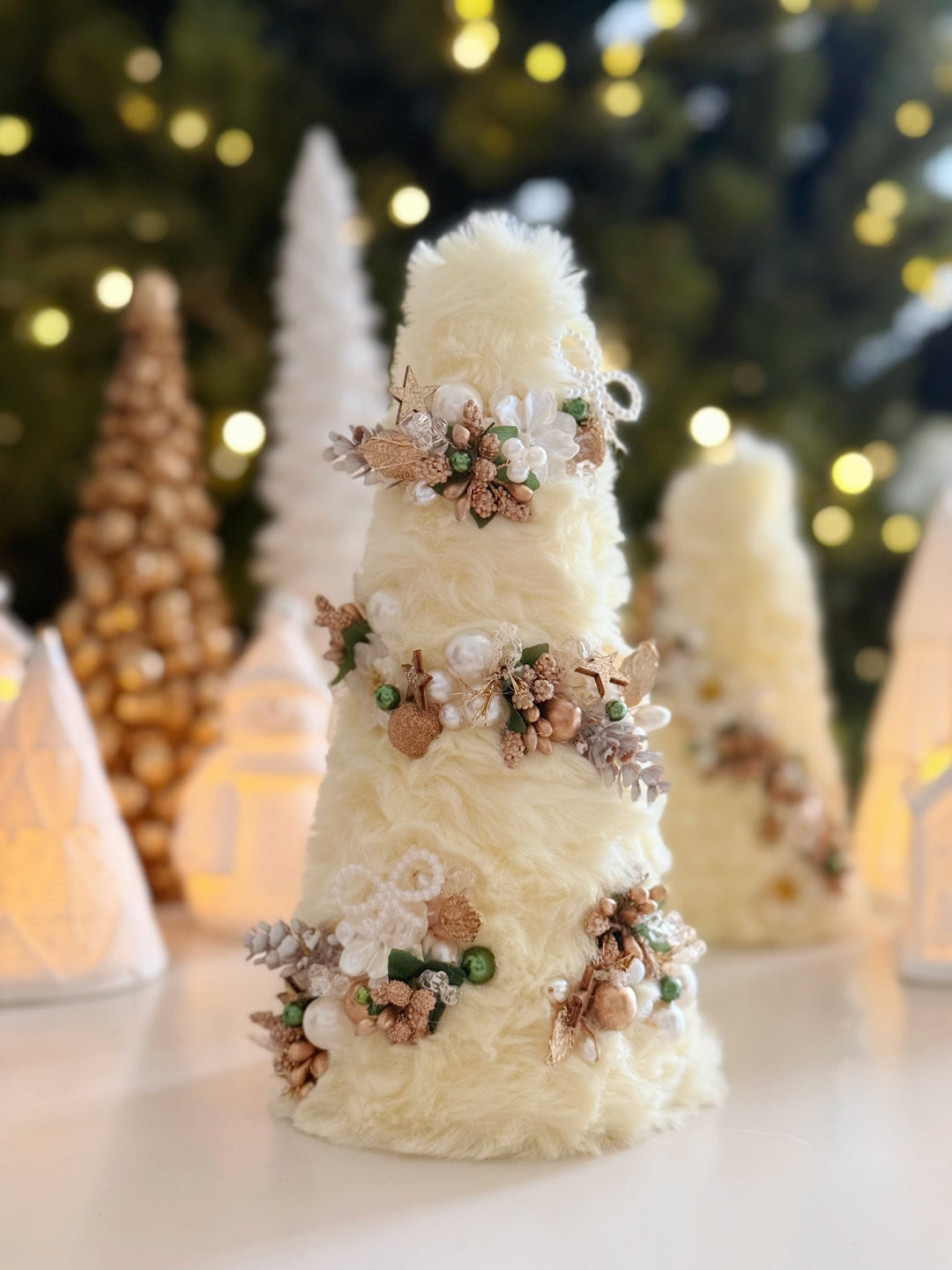 Buttercream Wishes Handmade Faux Fur Tree (2 options)