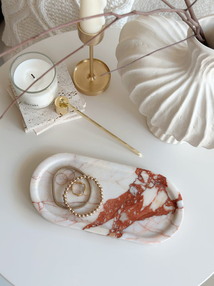 PRE-ORDER (2-8 May): Calacatta Viola Oval Trinket Dish