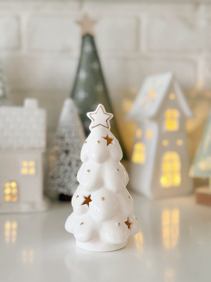 Winter Wishes Light-Up Porcelain Collection (6 options)