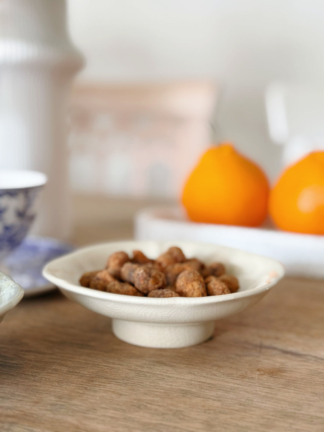 Crackle Glaze Mini Pedestal Dishes (2 colours)