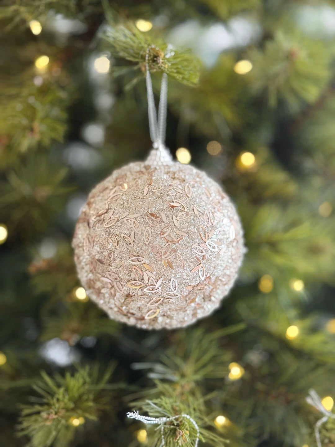 Golden Whisper Ornament Set (set of 8)