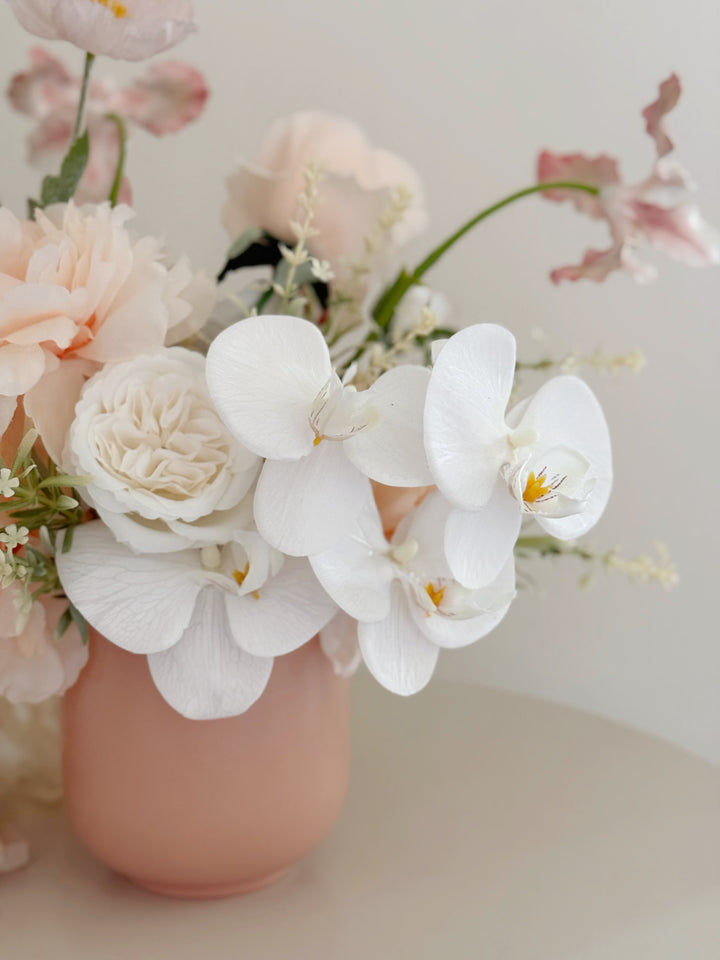 Peach Blush Garden Bloom in the Pot (2-sided)