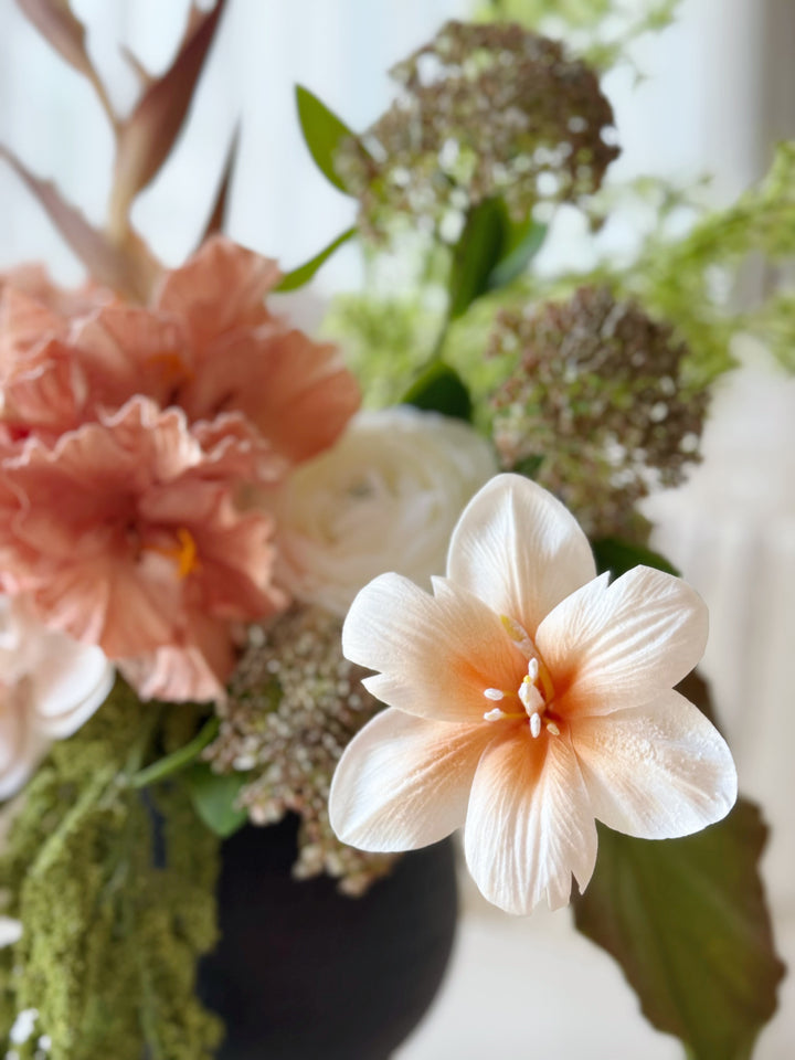 Verdant Peach Cascade In The Vase (2-sided)