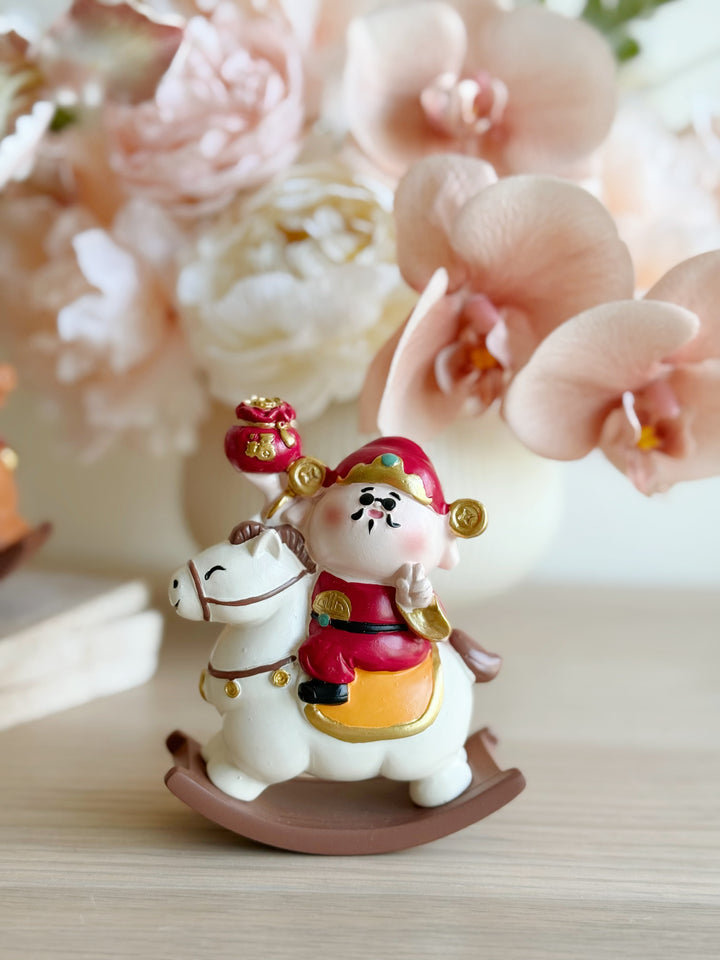 Fortune God Rock-a-Huat Horse Ornament (2 options)