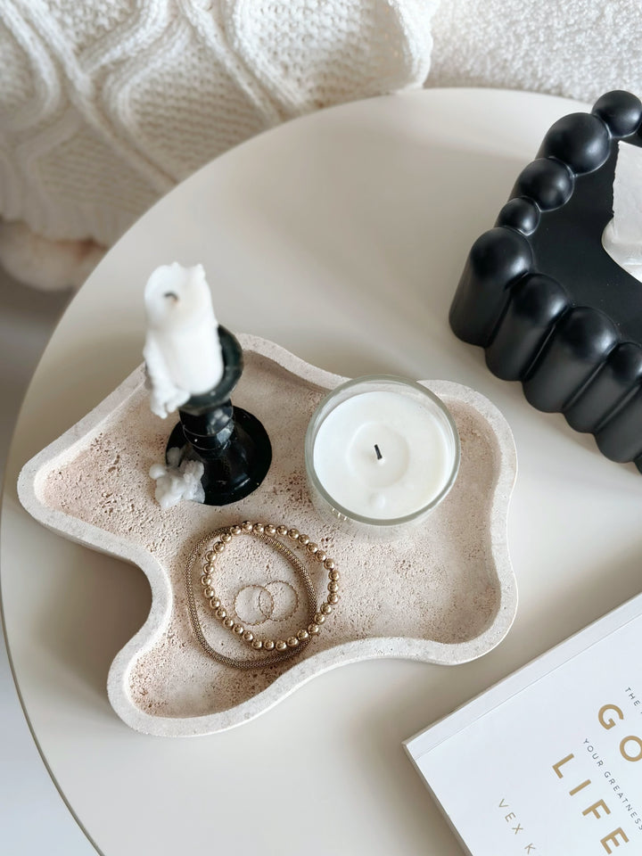 PRE-ORDER (9-15 May): Contour Elegance Travertine Tray