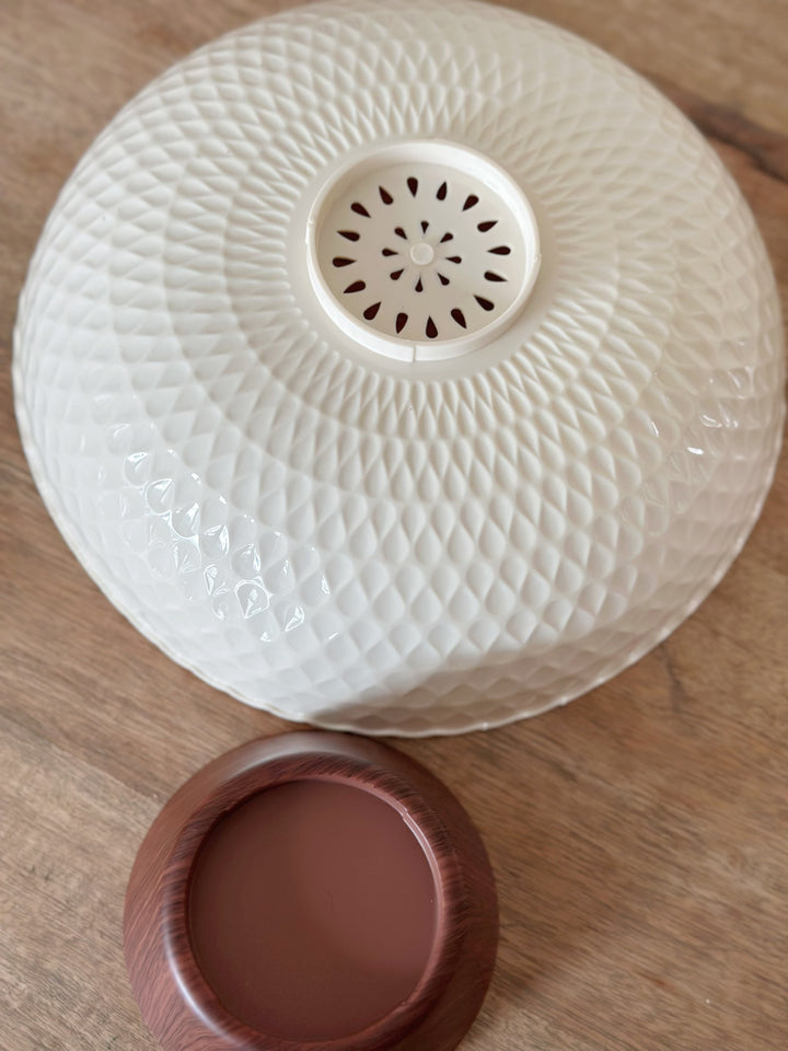 AquaScallop Fruit Bowl - cream