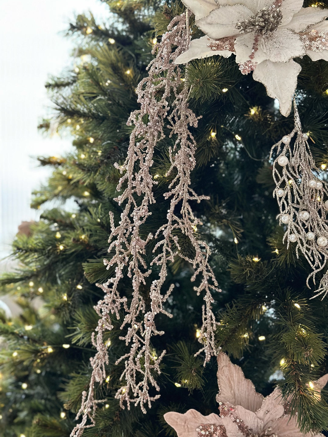 PRE-ORDER (16-20 Oct): Glittered Frost Fern Branch