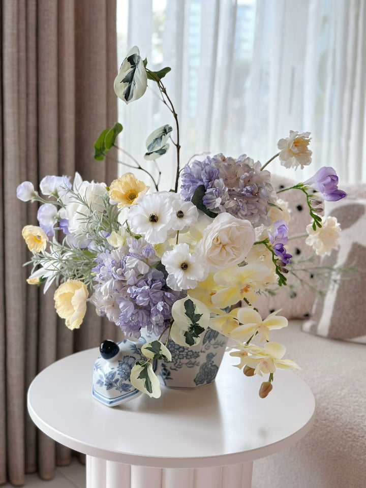 Ethereal Bloom in Temple Jar (1-sided)