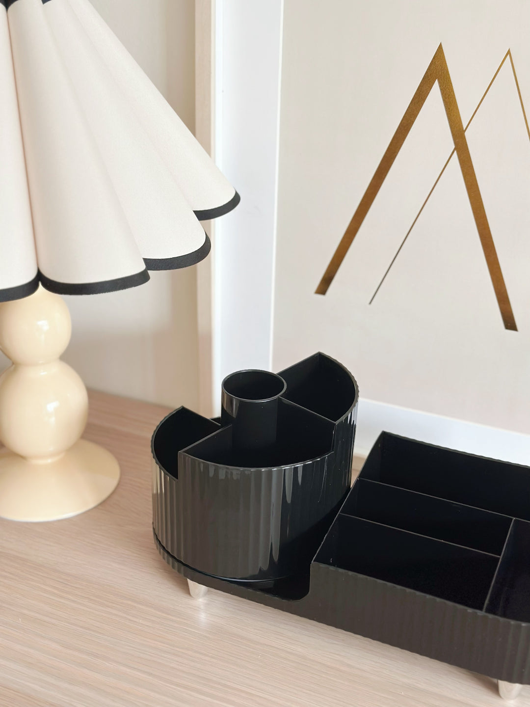 Grooved Rotatable Storage Organiser (2 colours)