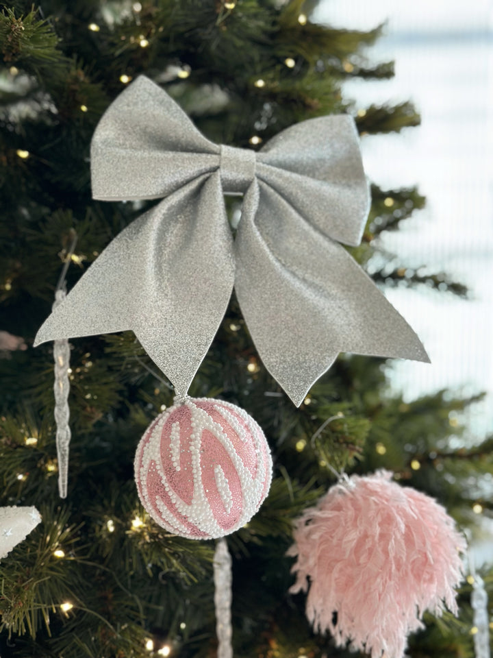 PRE-ORDER (20-25 Nov): Frosted Blush Christmas Ornament Set