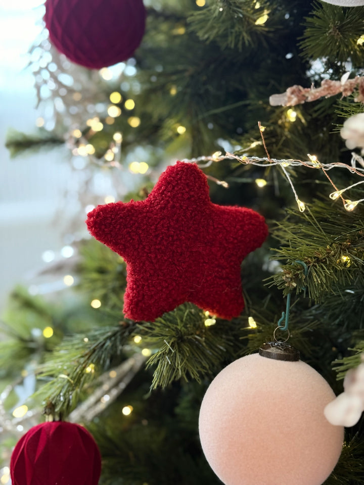Noël Teddy Star Ornament Set (Set of 2)