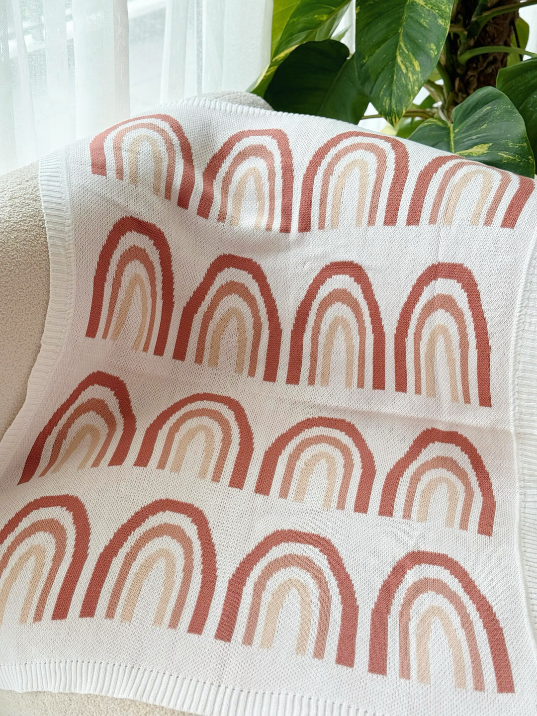 Blush Canyon Rainbow Blanket