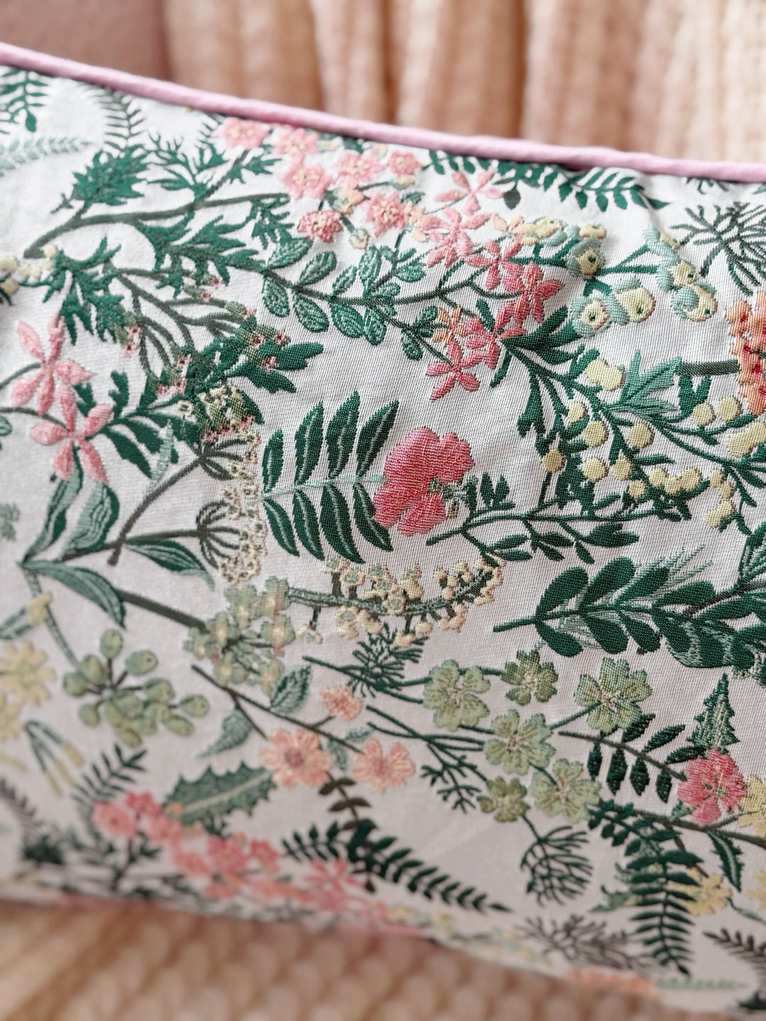 Blush Botanica Waist Cushion Cover