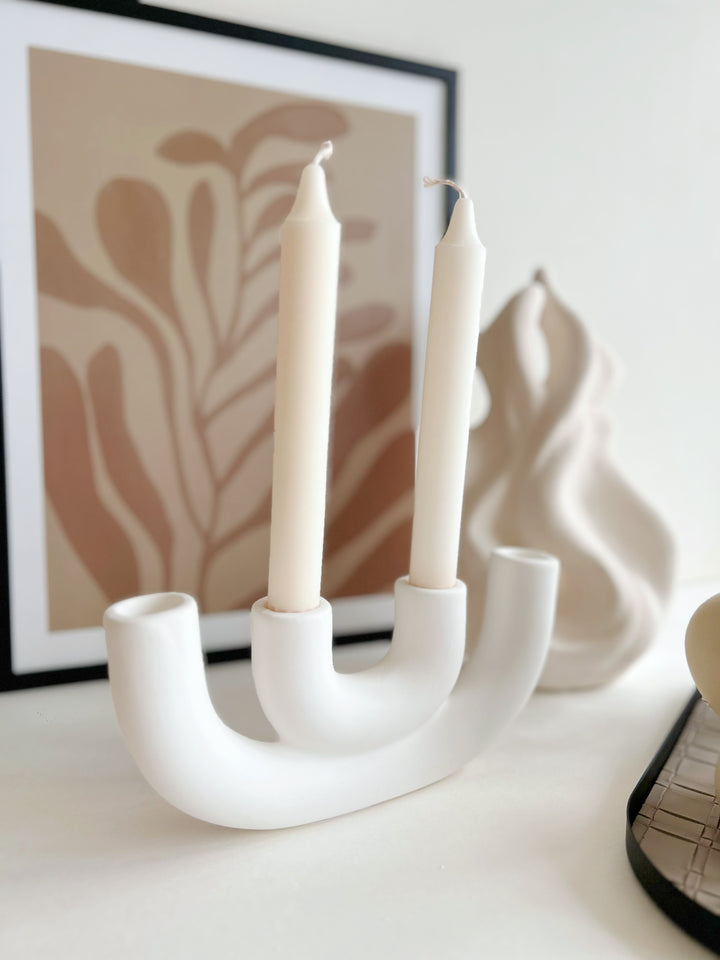 Curve Quadra Candle Stick Holder