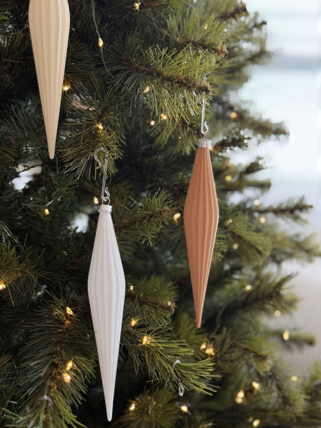 Nordic Velvet Icicle Set - Earthy (set of 6)