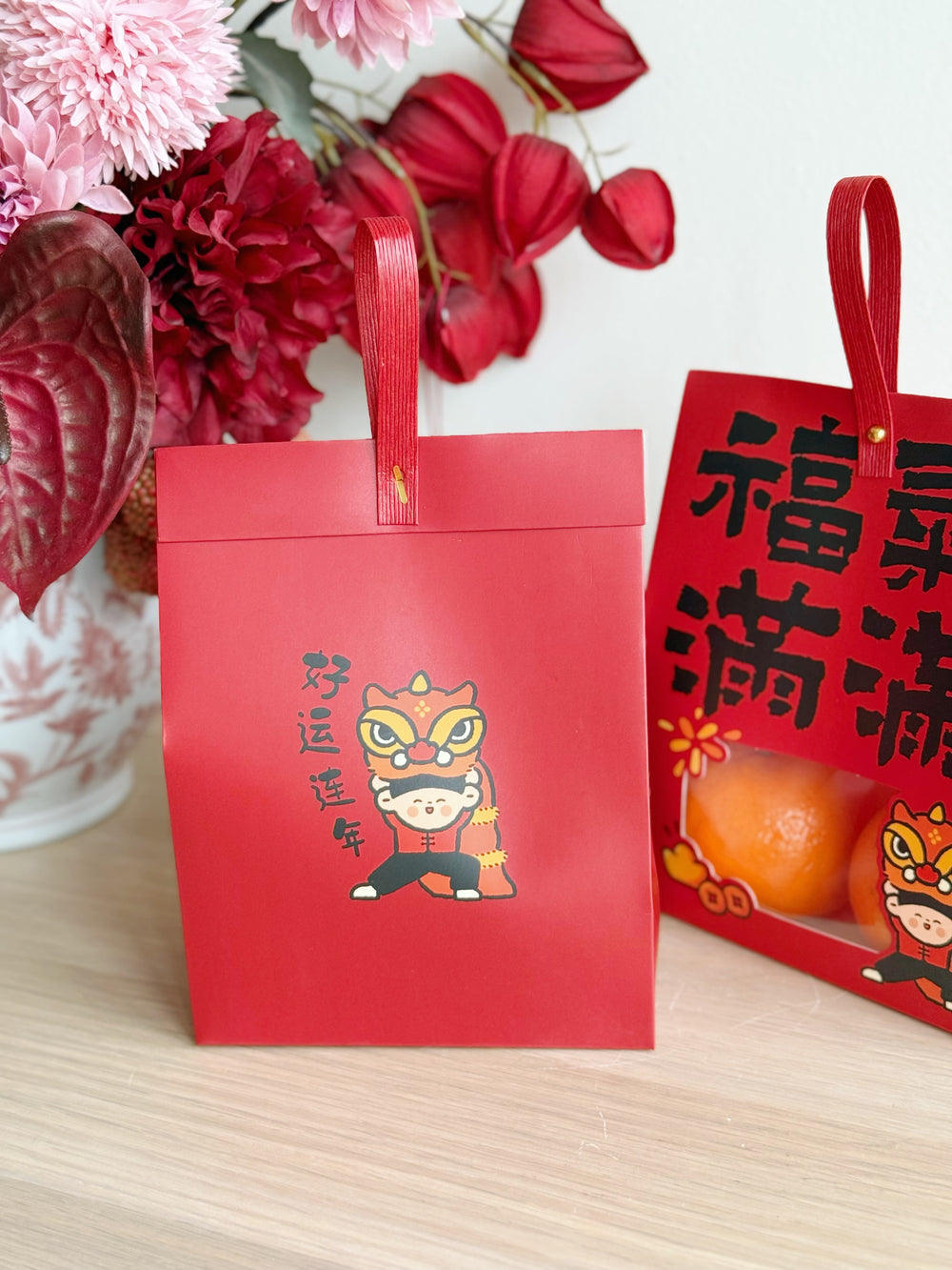 双喜福袋 Lucky Wishes CNY Goodie Bags (Set of 2) - 3LittlePicks
