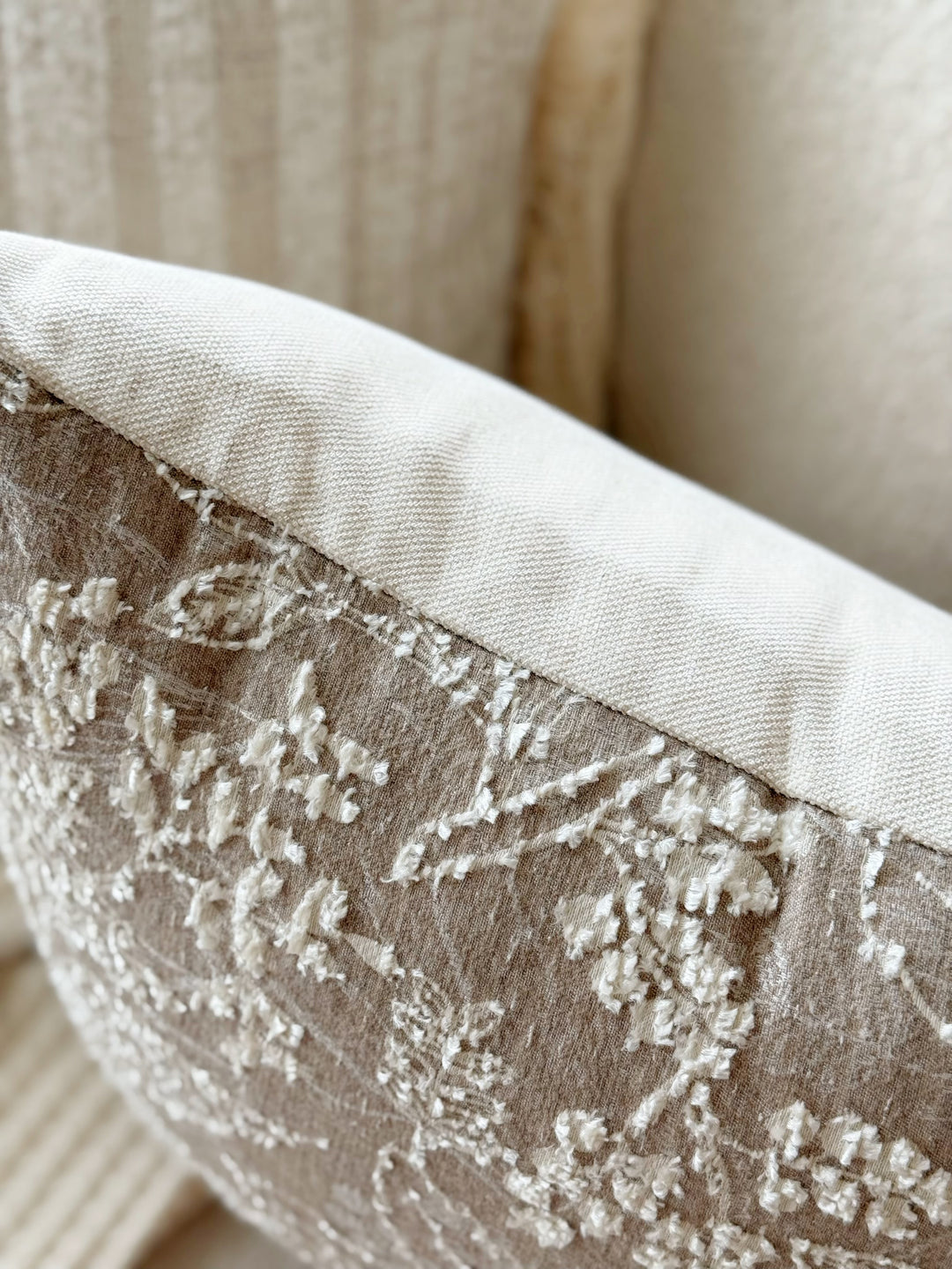 Meadow Embroidery Cushion Cover
