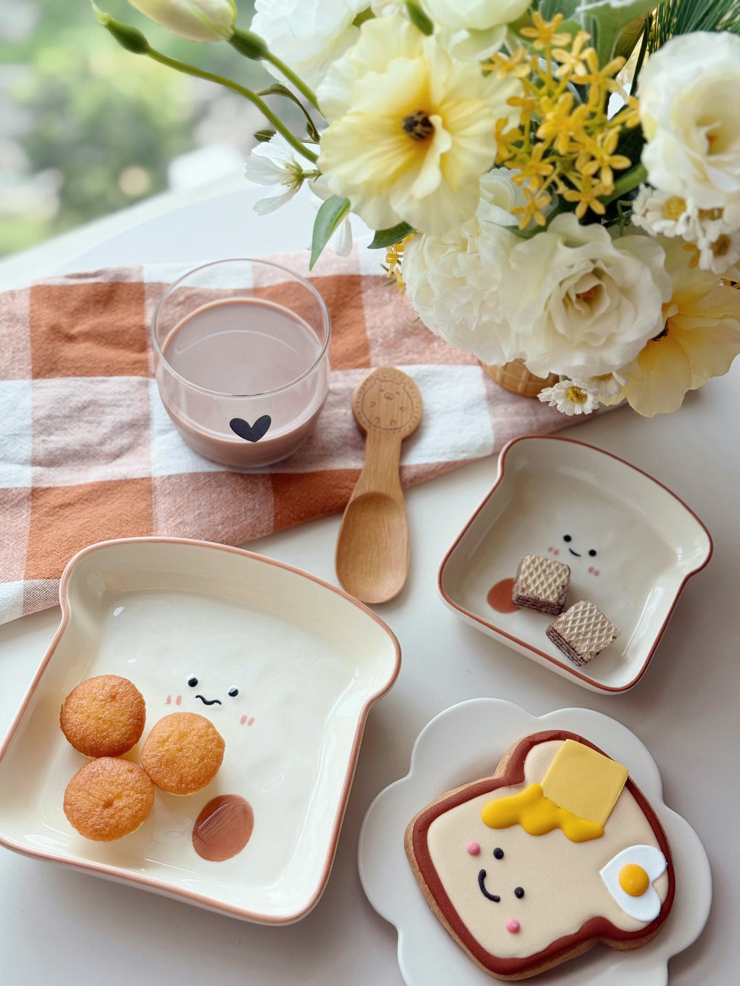 Happy Toast Plates (2 Sizes)