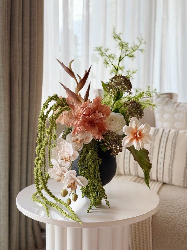Verdant Peach Cascade In The Vase (2-sided)