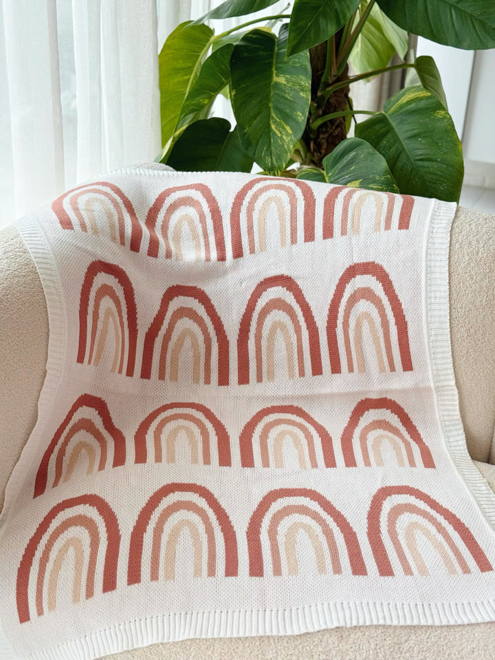 Blush Canyon Rainbow Blanket