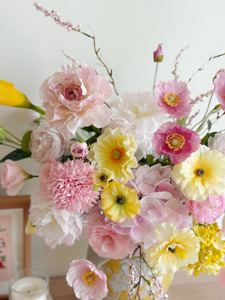 迎春纳福 Spring Blessings Bloom In The Vase (1-sided)