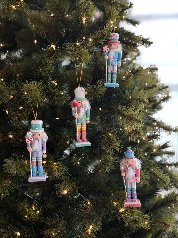 Candy Dream Nutcracker Ornaments (Set of 4)