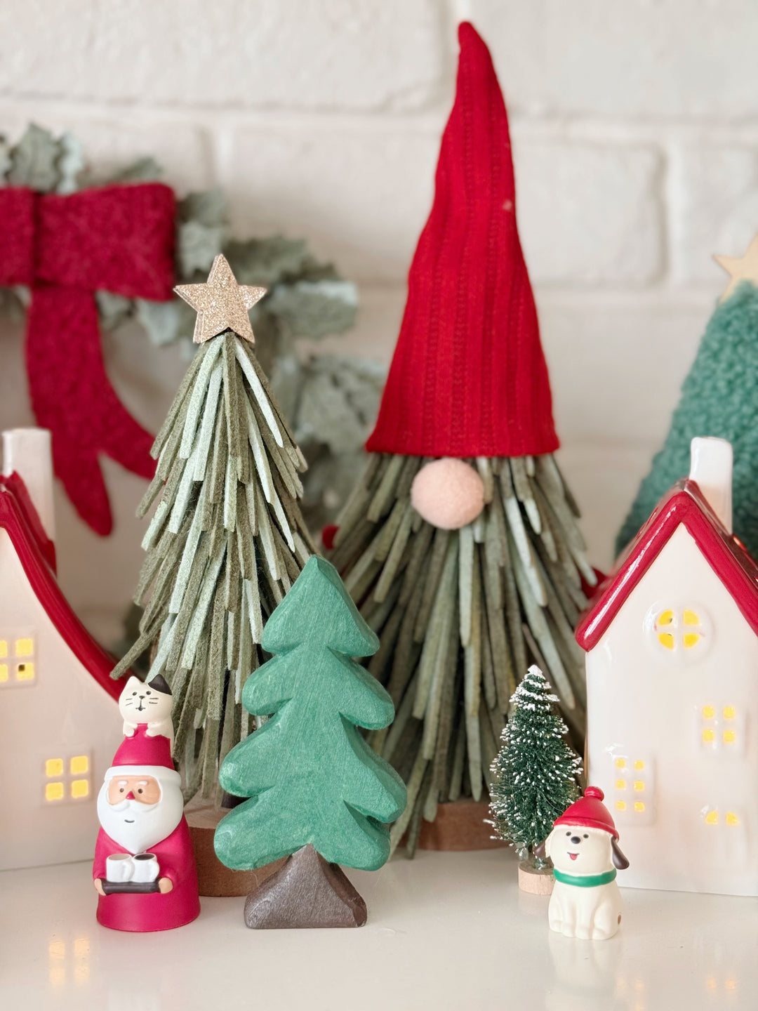 Sage Fringe Christmas Gnomes (2 Sizes)