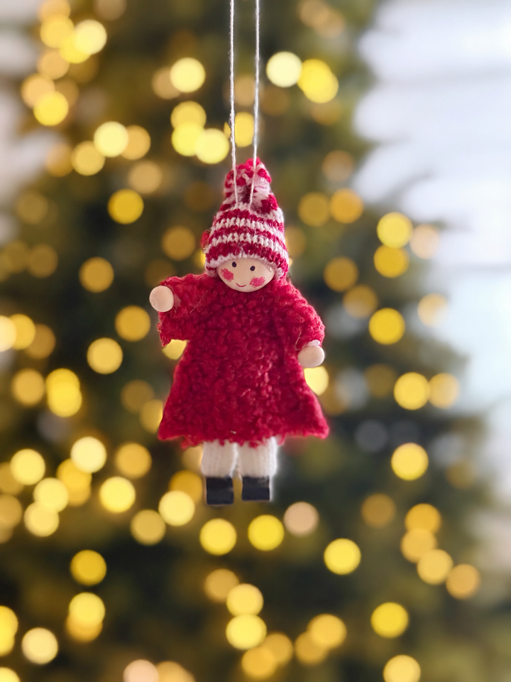 Little Winter Friends Hanging Ornament (set of 2)