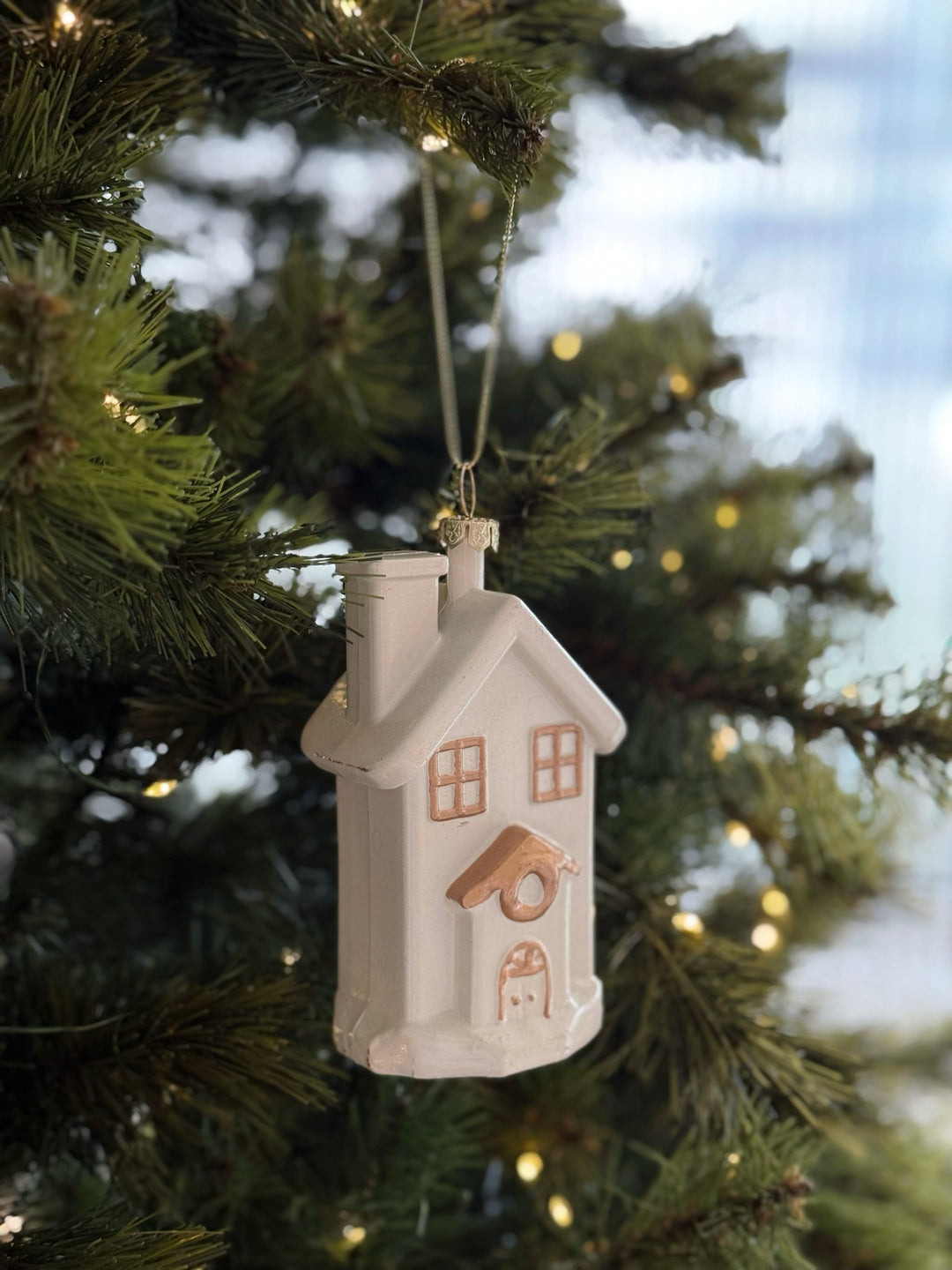 Golden Glow House Ornament
