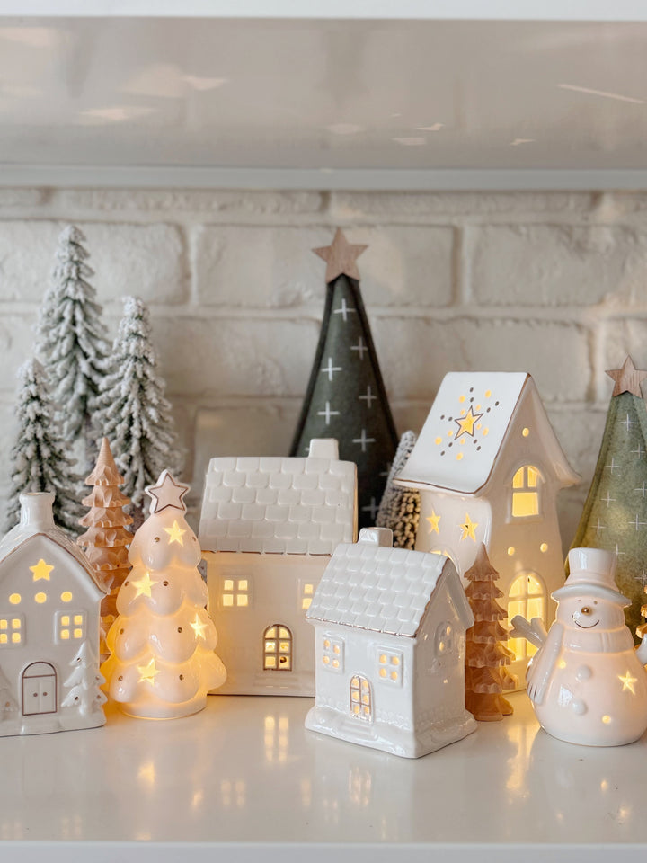 Winter Wishes Light-Up Porcelain Collection (6 options)