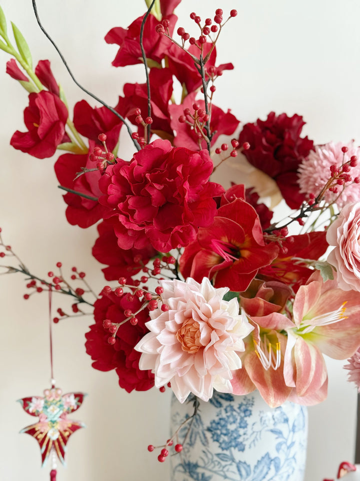 富贵吉祥 Noble Blessings Floral In The Vase (1-sided)