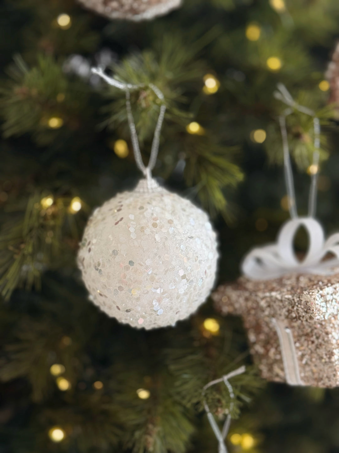 Golden Whisper Ornament Set (set of 8)