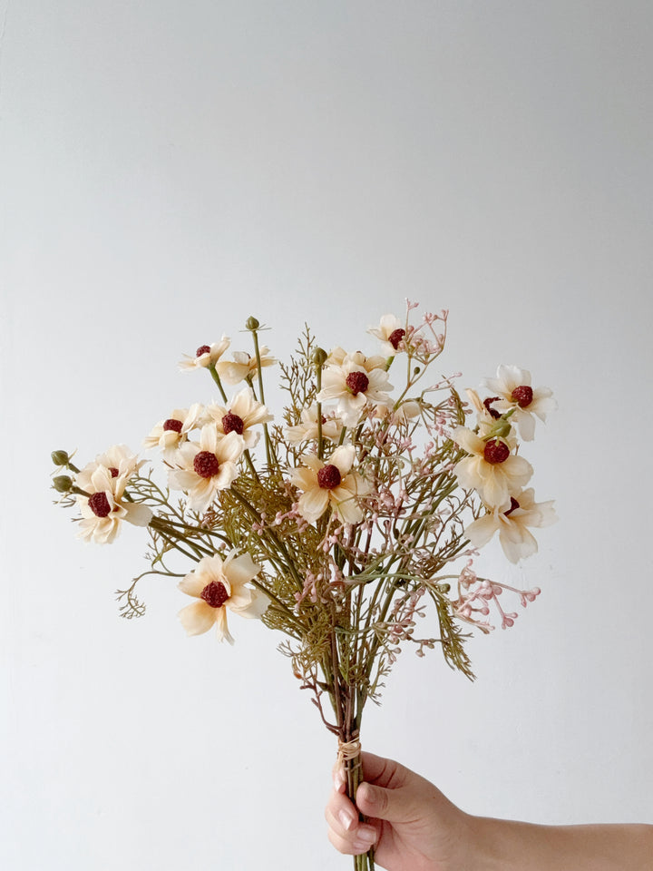 Wild Berry Cosmos Faux Flower Bundle