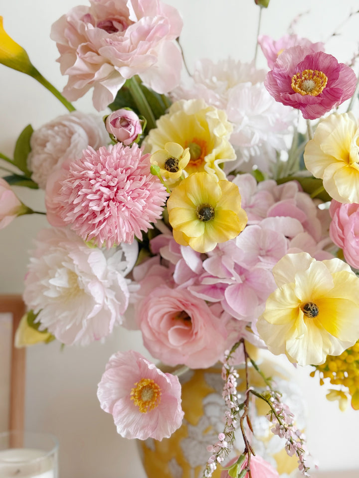 迎春纳福 Spring Blessings Bloom In The Vase (1-sided)