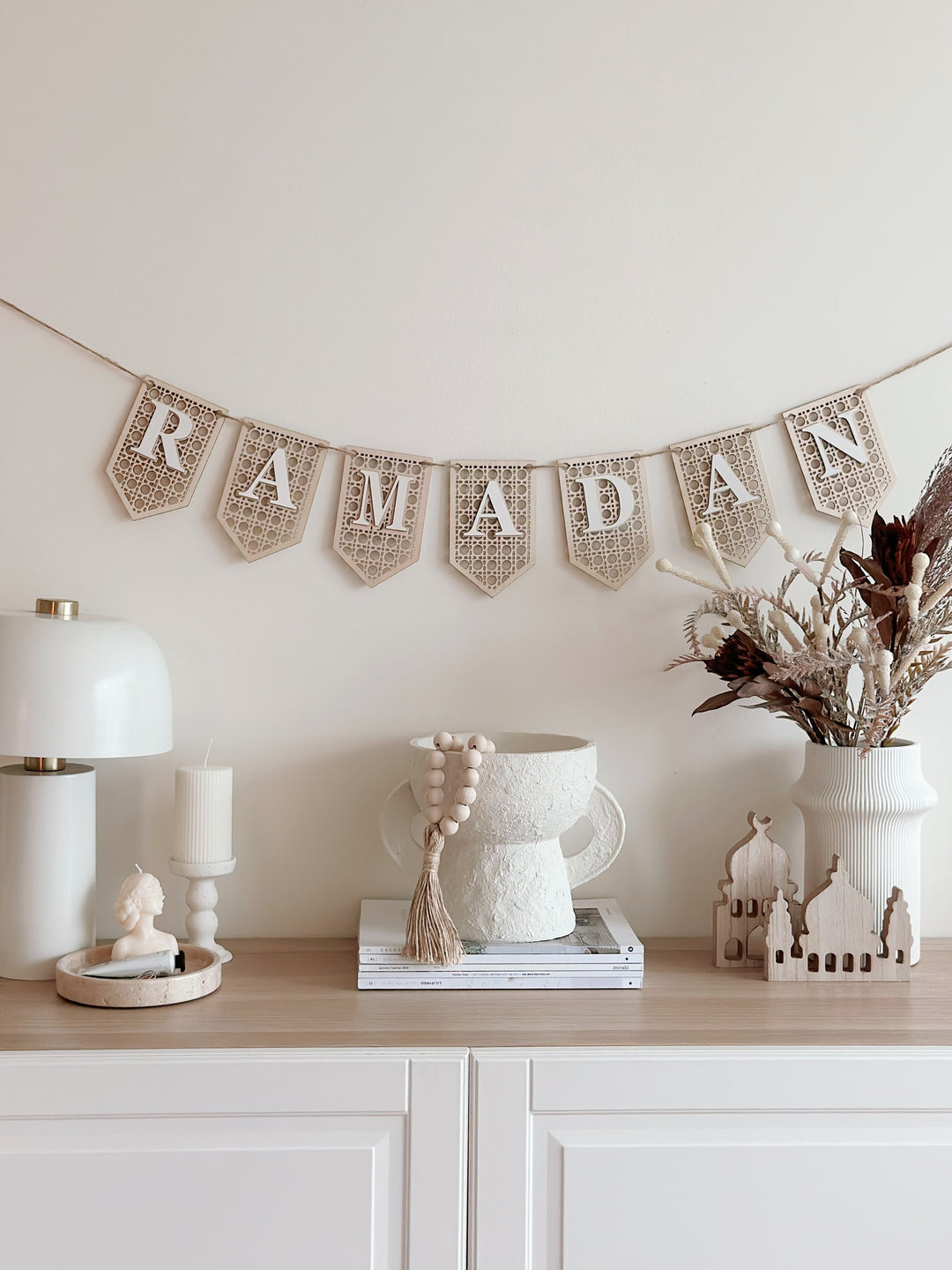 Rattan-Style Ramadan Bunting
