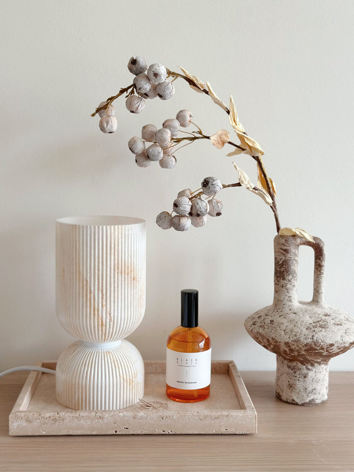 Amber Glow Table Lamp