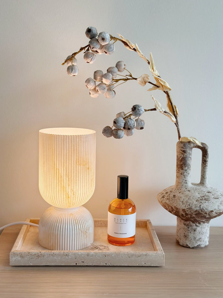 Amber Glow Table Lamp